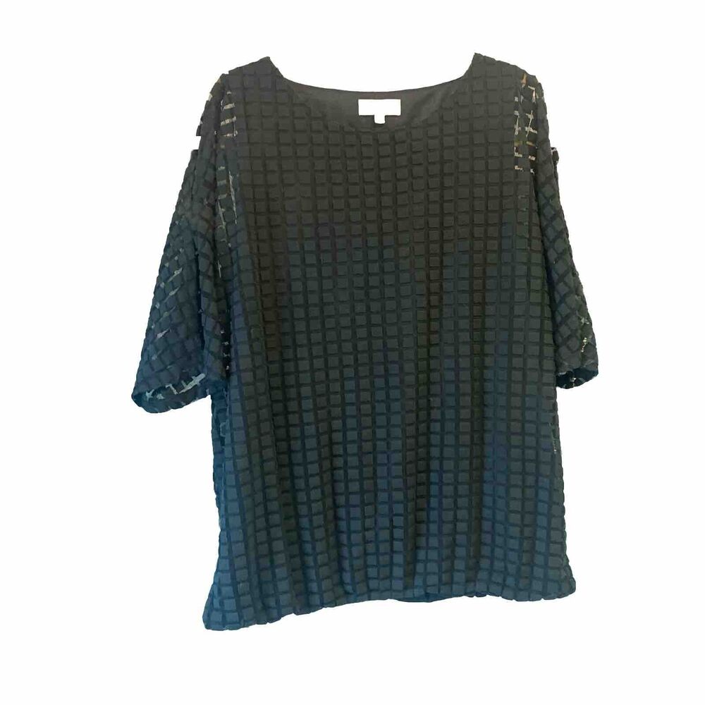 Phase Eight Blouse Womens Size 8 Hunter Green Short Sleeve Shirt Office Career